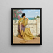 Heures de loisirs - John William Godward — kehystetty taideteos seinällä