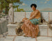 Rêverie - John William Godward — näkymä teoksesta
