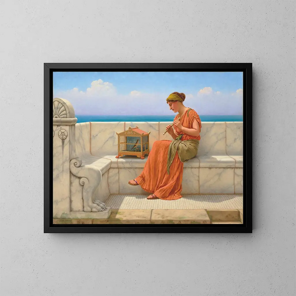 Laulut ilman sanoja - John William Godward — kehystetty taideteos seinällä