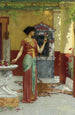 Le Bouquet 1899 - John William Godward — näkymä teoksesta