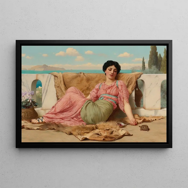 John William Godward - The Quiet Pet.webp