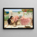 Kun sydän on nuori - John William Godward — kehystetty taideteos seinällä