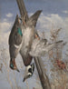 Oiseaux de gibier suspendus - John William Hill | Reproduction — näkymä teoksesta