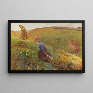 John William North - The Wood Gatherers.webp