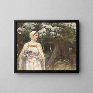 Matilda - John William Waterhouse — kehystetty taideteos seinällä
