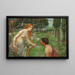 Tutkimus Phyllisille ja Démophonille - John William Waterhouse — kehystetty taideteos seinällä