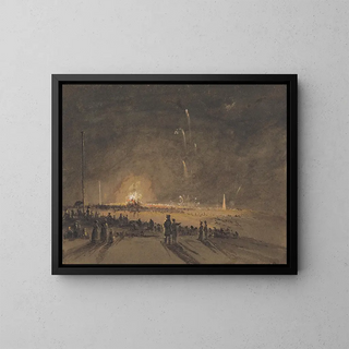 John Wilson Carmichael - A Fireworks Display.webp