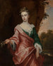 Portrait de Lucy Sherard, fille du comte de Harborough et épouse du duc de Rutland - John Zachary Kneller — näkymä teoksesta