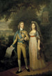 Gustave IV Adolphe 1778-1837, Ruotsin kuningas ja Badenin prinsessa Frédérique Dorothée Wilhelmine 1781-1826, Ruotsin kuningatar - Jonas Forsslund — näkymä teoksesta