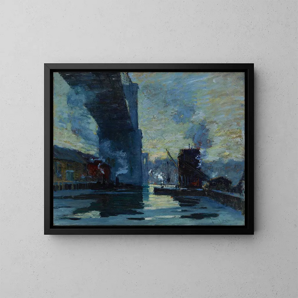 Le Pont - Jonas Lie — kehystetty taideteos seinällä
