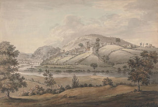Jonathan Fisher - Hilly Landscape with Village and River.webp