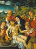Lamentation du Christ - Joos van Cleve — näkymä teoksesta