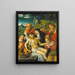 Lamentation du Christ - Joos van Cleve — kehystetty taideteos seinällä