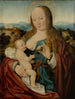 Madone à la poire - Joos van Cleve — näkymä teoksesta