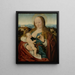 Madone à la poire - Joos van Cleve — kehystetty taideteos seinällä