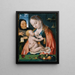 La Sainte Famille - Joos van Cleve — kehystetty taideteos seinällä