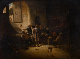 Anversin aseiden taverna - Joos van Craesbeeck — näkymä teoksesta