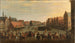 Le Licenciement des mercenaires Waardgelders au service du gouvernement municipal par le prince Maurits à Utrecht le 31 juillet 1618 - Joost Cornelisz Droochsloot — näkymä teoksesta