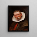 Portrait d'un homme âgé vêtu dans le style du règne de Philippe III - José Llaneces — kehystetty taideteos seinällä