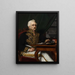 Portrait de Moritz Kaiserfeld von Blagatinschegg - Josef Allmer — kehystetty taideteos seinällä