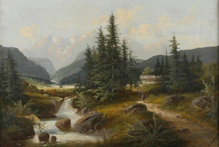 Josef Burgaritzky - Bachlandschaft.webp
