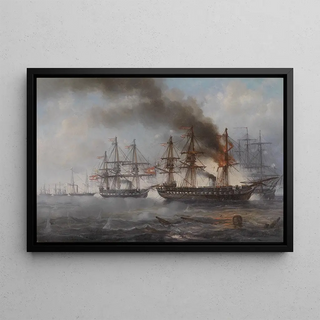 Josef Carl Berthold Pttner - Seegefecht bei Helgoland.webp