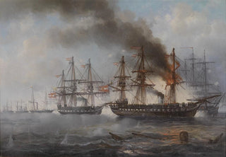 Josef Carl Berthold Pttner - Seegefecht bei Helgoland.webp