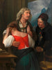 La confession - Josef Danhauser — näkymä teoksesta