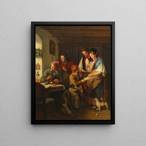 Josef Danhauser - Das Lotterielos.webp