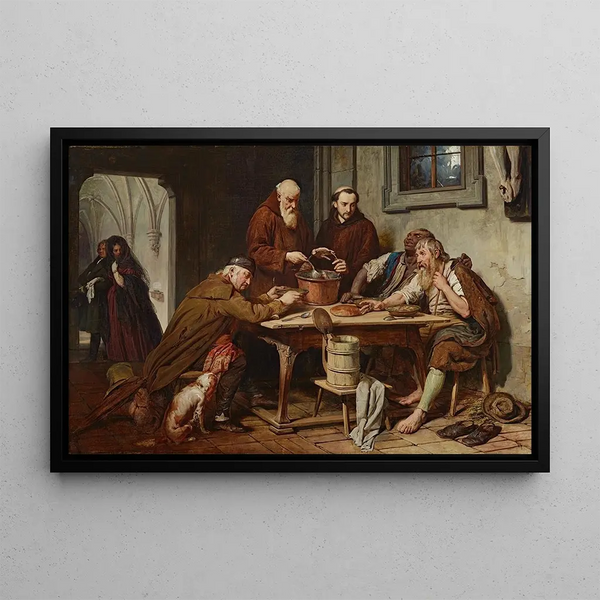 Josef Danhauser - Die Klostersuppe.webp