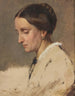 Portrait de femme - Josef Danhauser — näkymä teoksesta