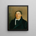 Portrait d'un gentleman - Josef Hölzl — kehystetty taideteos seinällä