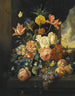 Nature morte avec tulipes, roses et fruits - Josef Holstayn — näkymä teoksesta