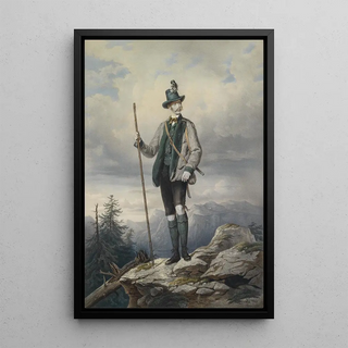 Josef Kriehuber - Kaiser Franz Joseph I im Ischler Jagdkostm.webp