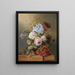 Nature morte de fleurs - Josef Schuster — kehystetty taideteos seinällä