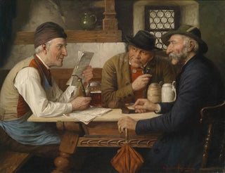 La ronde de l'auberge - Josef Wagner-Höhenberg — näkymä teoksesta