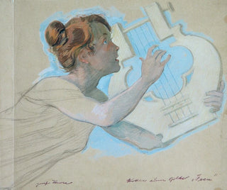 Study for the image Fairies - Josef Wawra — näkymä teoksesta