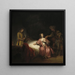Joseph syytetty Potifarin vaimolta - Rembrandt van Rijnin seuraaja — kehystetty taideteos seinällä