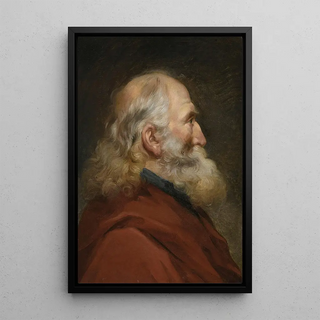 JosephMarie Vien - Study of head of a bearded man.webp