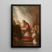 Saint Charles Borromée - Joseph Nicolas Jouy — kehystetty taideteos seinällä