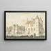 Château Beverweerd - Joseph Adolf Schmetterling — kehystetty taideteos seinällä