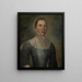 Portrait de Mary Croswell - Joseph Badger — kehystetty taideteos seinällä