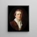 Portrait de Paul Guillaume Lemoine dit le Romain - Joseph Benoît Suvée — kehystetty taideteos seinällä