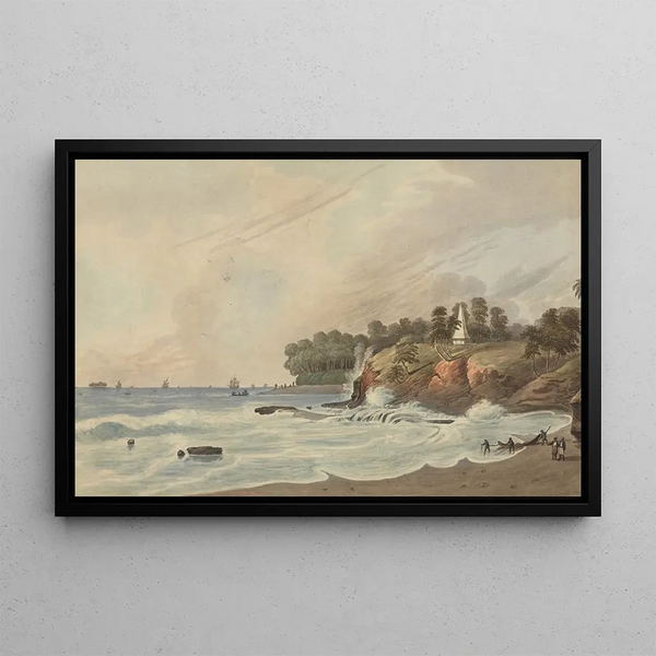 Joseph Constantine Stadler - Kings Cliff and Rat Island Fort Marlborough Benkulen Sumatra 1799.webp