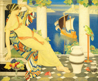 Ariane à Naxos - Joseph Edward Southall — näkymä teoksesta