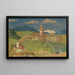 Castiglione Olona Lombardian maalaus - Joseph Edward Southall — kehystetty taideteos seinällä