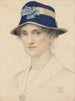 Portrait d'Anna Elizabeth Southall née Baker - Joseph Edward Southall — näkymä teoksesta