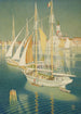 Adriatikon laivat Venetsiassa - Joseph Edward Southall — näkymä teoksesta