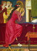 Sigismonda juomassa myrkkyä - Joseph Edward Southall — näkymä teoksesta
