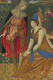 Tummaihoinen nuori tyttö - Joseph Edward Southall — näkymä teoksesta